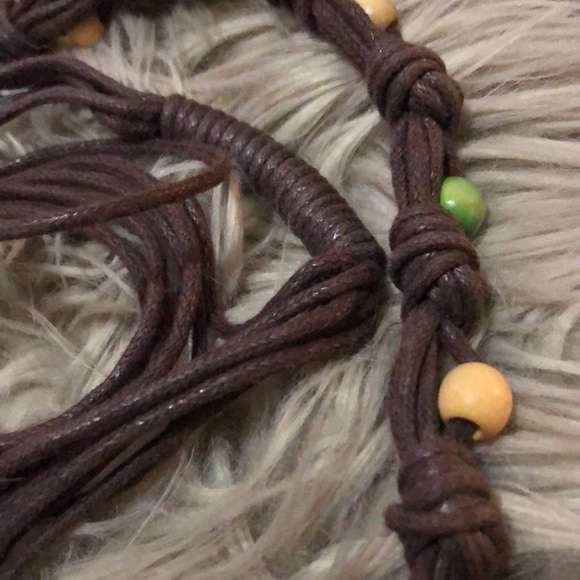 FREE WITH $25 PURCHASE Sun N Sand Woven Bag-Crossbody-Beaded Accents-Green/Brown - Picture 5 of 15